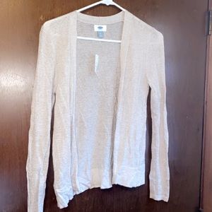 old navy BRAND NEW WITH TAGS cardigan sweater, beige/brown color, knit cardigan